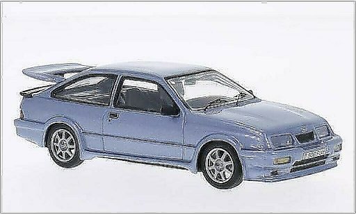 Ford Sierra Cosworth 1/43 WhiteBox 500 metallicoo blu RHD modellini auto