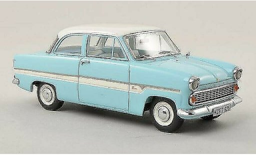Ford Taunus 12M 1/43 Neo Berlina blu/bianco 1959 modellini auto
