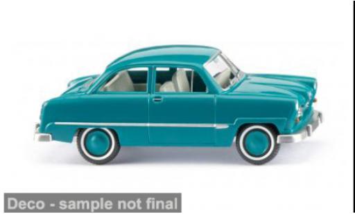 Ford Taunus 1/87 Wiking 12M t&uuml;rkis 1952 1:87 modellino in miniatura