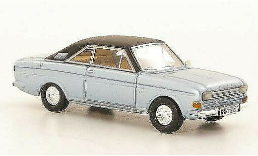 Ford Taunus 15M 1/87 Neo P6 Coupe grigioblu/nero 1968 modellini auto
