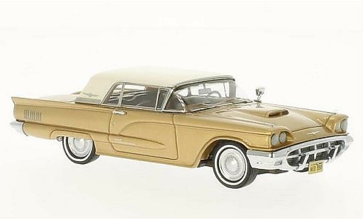Ford Thunderbird Squarebird 1/43 Neo Hardtop gold/bianco 1960 modellini auto