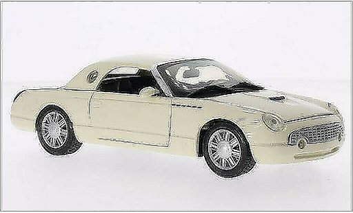 Ford Thunderbird Retro 1/24 Motormax Hardtop beige 2002 modellini auto