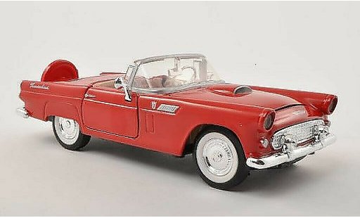 Ford Thunderbird Two-Seater 1/24 Motormax rosso 1956 modellini auto