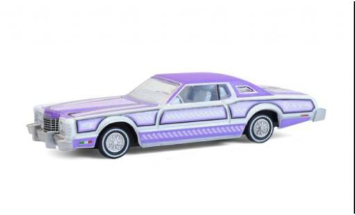Ford Thunderbird 1/64 Greenlight violett/lila 1973 1:64 modellino in miniatura