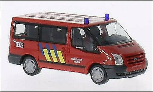 Ford Transit Bus 1/87 Rietze 06 Brandweer Bilzen (B) 2006 modellini auto