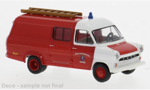 Ford Transit 1/87 Brekina 1970 Hessische Landesfeuerwehrschule 1:87 modellino in miniatura
