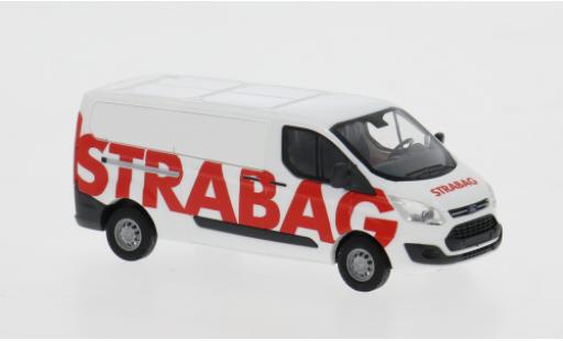 Ford Transit 1/87 Busch Custom 2012 STRABAG 1:87 modellino in miniatura