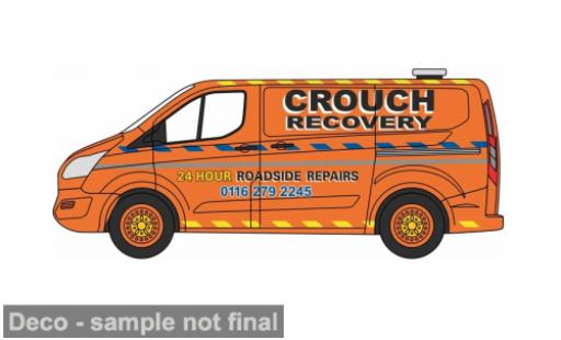 Modellini auto Ford Transit Custom orange Crouch Recovery 1/76 Oxford