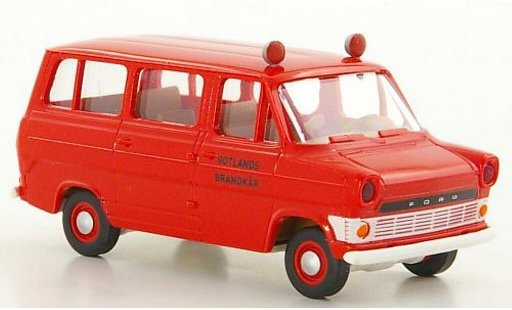 Ford Transit Mk2 1/87 Brekina IIa Station wagon Gotlands Brandkar Vigili del fuoco (S) modellini auto