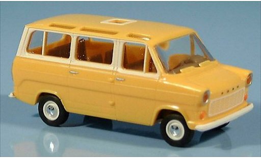 Ford Transit Bus 1/87 Brekina IIb Panoramabus giallo 1970 modellini auto