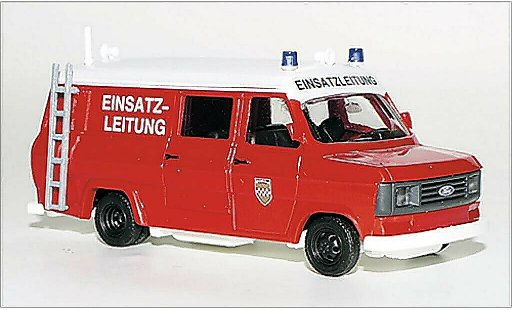 Ford Transit Bus 1/87 Busch Station wagon Vigili del fuoco Hamm 1965 modellini auto