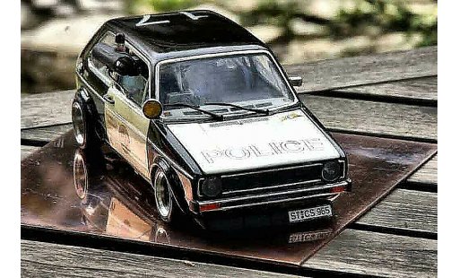 Volkswagen Golf GTI 1/18 Solido police / polizia modellini auto