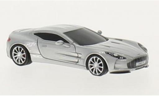 Aston Martin One 1/87 FrontiArt -77 grigio modellino in miniatura