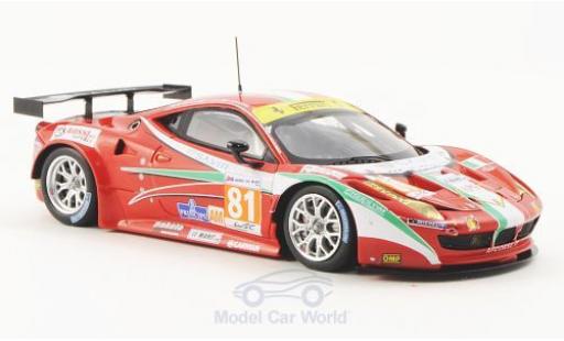 Ferrari 458 Italia GT2 1/43 Fujimi Italia GT2 No.81 AF Corse 24h Le Mans 2012 modellino in miniatura