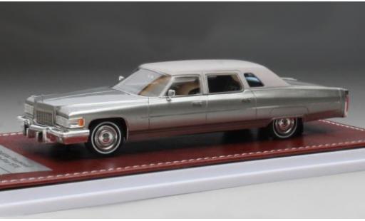 Cadillac Fleetwood 1/43 GIM   Great Iconic Models 75 grigio/matt-grigio 1976 modellino in miniatura