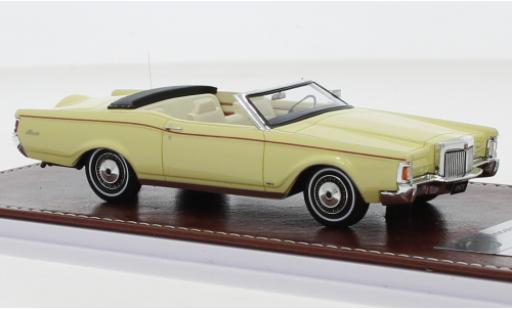 Lincoln Mark 1/43 GIM   Great Iconic Models III Convertibile giallo 1971 modellino in miniatura