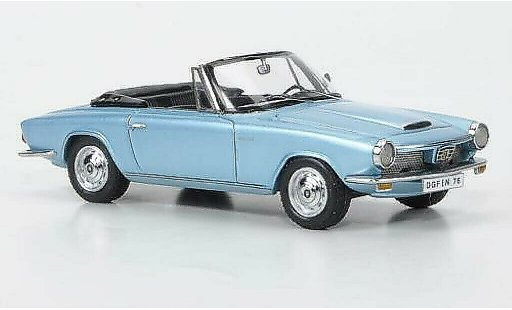 Glas 1300 GT Cabriolet 1/43 Neo Cabrio blu 1966 modellini auto