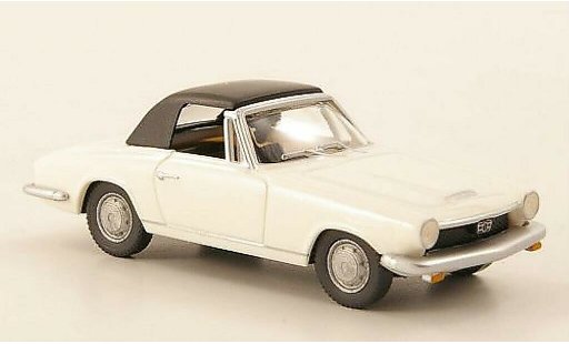 Glas 1700 GT Cabriolet 1/87 Wiking Cabrio bianco modellini auto