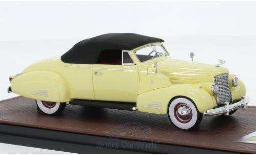 Cadillac V16 1/43 GLM Convertibile Coupe giallo 1938 modellino in miniatura