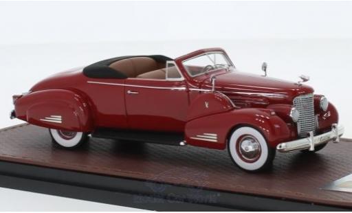 Cadillac V16 1/43 GLM Convertibile Coupe rosso 1938 modellino in miniatura