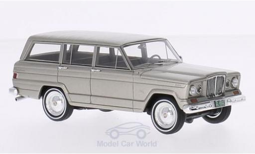 Jeep Wagoneer 1/43 GLM metallico beige 1962 modellino in miniatura