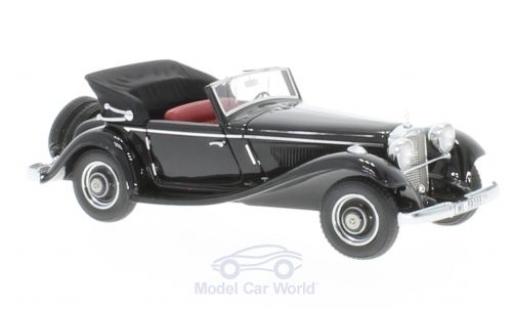 Mercedes 290 1/43 GLM A (W18) Cabriolet nero 1936 offen modellino in miniatura