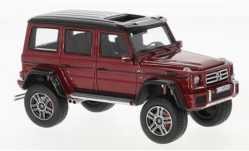 Mercedes Classe G 1/43 GLM G550 4x4 metallico rosso/nero 2016 modellino in miniatura