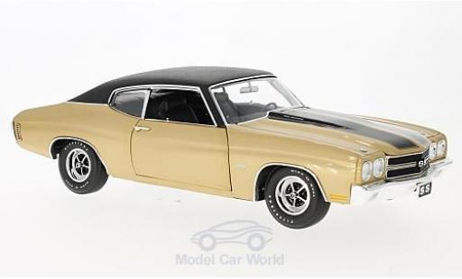 Chevrolet Chevelle 1970 1/18 GMP SS 396 gold/nero 1970 with vinyl top modellino in miniatura