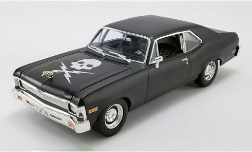 Chevrolet Nova 1/18 GMP Tuning matt-nero/Dekor Death Proof 1971 modellino in miniatura