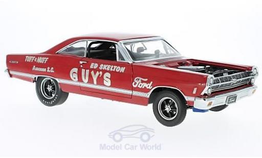 Ford Fairlane 1967 1/18 GMP 427R Lightweight rosso Ed Skeltons TUFF e NUFF 1967 modellino in miniatura