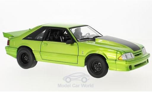 Ford Mustang 1/18 GMP Cobra King Snake verde 1993 1320 Drag Kings modellino in miniatura