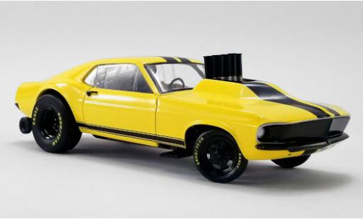 Ford Mustang 1/18 GMP Gasser Stinger giallo/nero 1969 modellino in miniatura