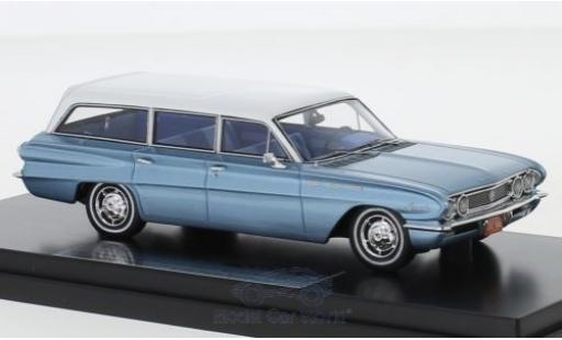 Buick Special 1/43 Goldvarg Collections Station Wagon metallico blu/bianco 1962 modellino in miniatura