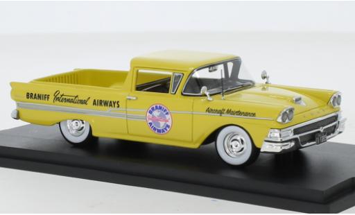 Ford Ranchero 1/43 Goldvarg Collections Braniff International Airways 1958 modellino in miniatura