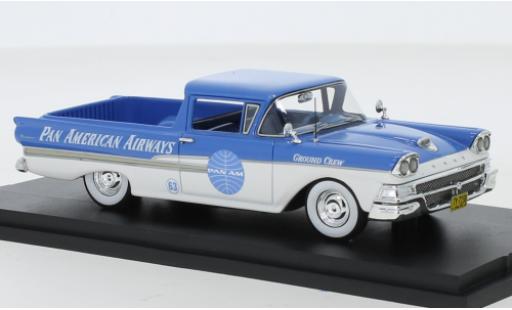 Ford Ranchero 1/43 Goldvarg Collections Pan American Airways 1958 modellino in miniatura
