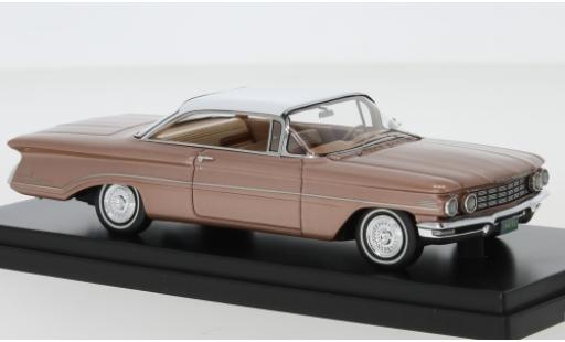 Oldsmobile 98 1/43 Goldvarg Collections metallico kupfer/bianco 1960 modellino in miniatura