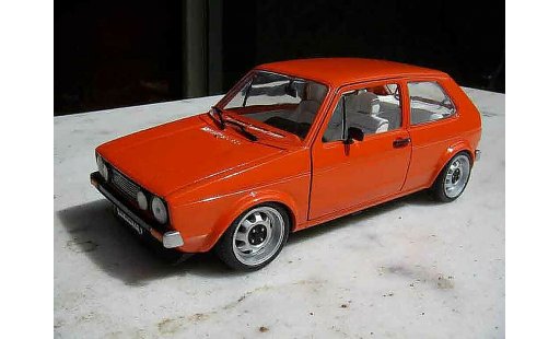 Volkswagen Golf GTI 1/18 Solido jantes ATS 15 pouces orange modellini auto