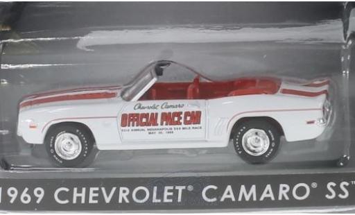 Chevrolet Camaro 1/64 Greenlight SS Convertibile Offical Pace Car Indianapolis 500 1969 modellino in miniatura