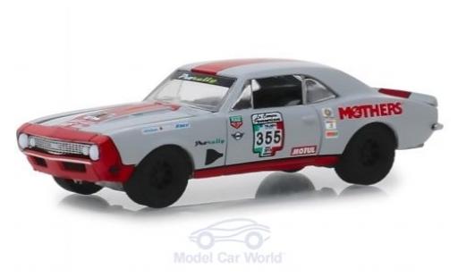Chevrolet Camaro 1/64 Greenlight SS grigio/orange No.355 La Carrera Panamericana 1967 modellino in miniatura
