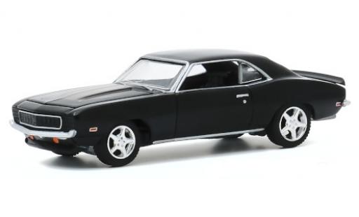Chevrolet Camaro 1/64 Greenlight Tux nero 1969 modellino in miniatura