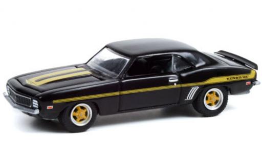 Chevrolet Camaro 1/64 Greenlight Yenko S/C Custom nero/Dekor 1969 modellino in miniatura