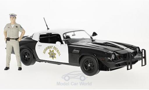 Chevrolet Camaro 1/18 Greenlight Z/28 California Highway Patrol 1979 mit Figur ohne Vitrine modellino in miniatura