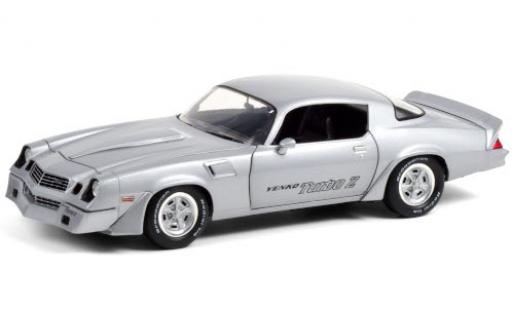 Chevrolet Camaro 1/18 Greenlight Z28 Yenko Turbo Z grigio/Dekor 1981 modellino in miniatura