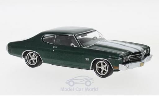 Chevrolet Chevelle 1970 1/43 Greenlight SS 396 metallico verde/bianco John Wick 1970 modellino in miniatura