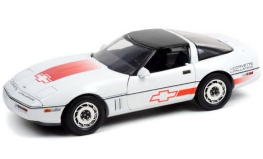 Chevrolet Corvette 1/18 Greenlight (C4) bianco/Dekor Challenge 1988 Dach abnehmbar modellino in miniatura