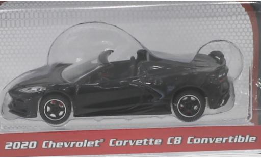 Chevrolet Corvette 1/64 Greenlight (C8) Convertibile nero 2020 modellino in miniatura