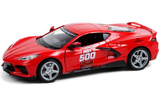Chevrolet Corvette 1/24 Greenlight Stingray (C8) Indy 500 - Official Pace Car 2020 104th Running Indianapolis 500 Mile Race modellino in miniatura