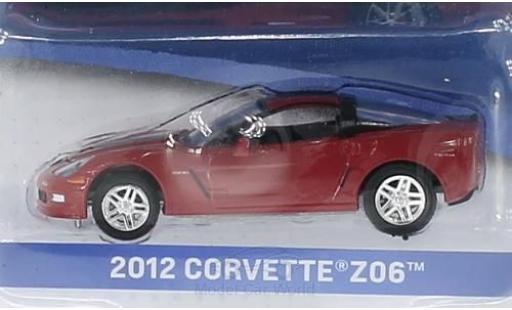 Chevrolet Corvette 1/64 Greenlight Z06 metallico rosso/nero 2012 General Motors Series 1 ohne Vitrine modellino in miniatura