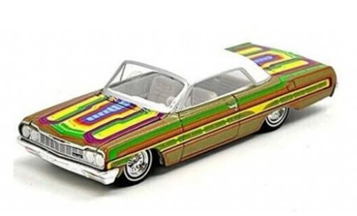 Chevrolet Impala 1/64 Greenlight Lowrider metallise beige/Dekor 1964 1:64 modellino in miniatura