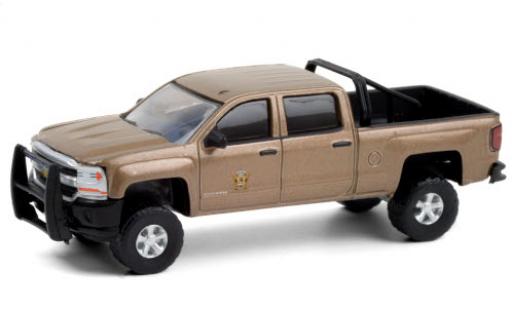 Chevrolet Silverado 1/64 Greenlight 1500 Washington State Police 2017 Departement of Poisson and Wildlife modellino in miniatura